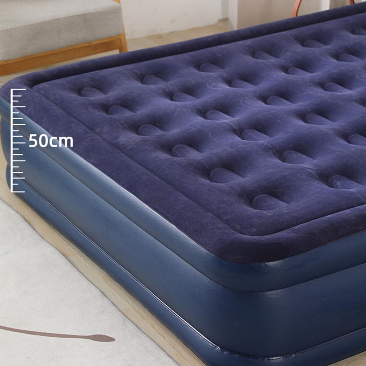 ACTUAL - Colchón Inflable Eléctrico 205x160x50 Incluye Bolso