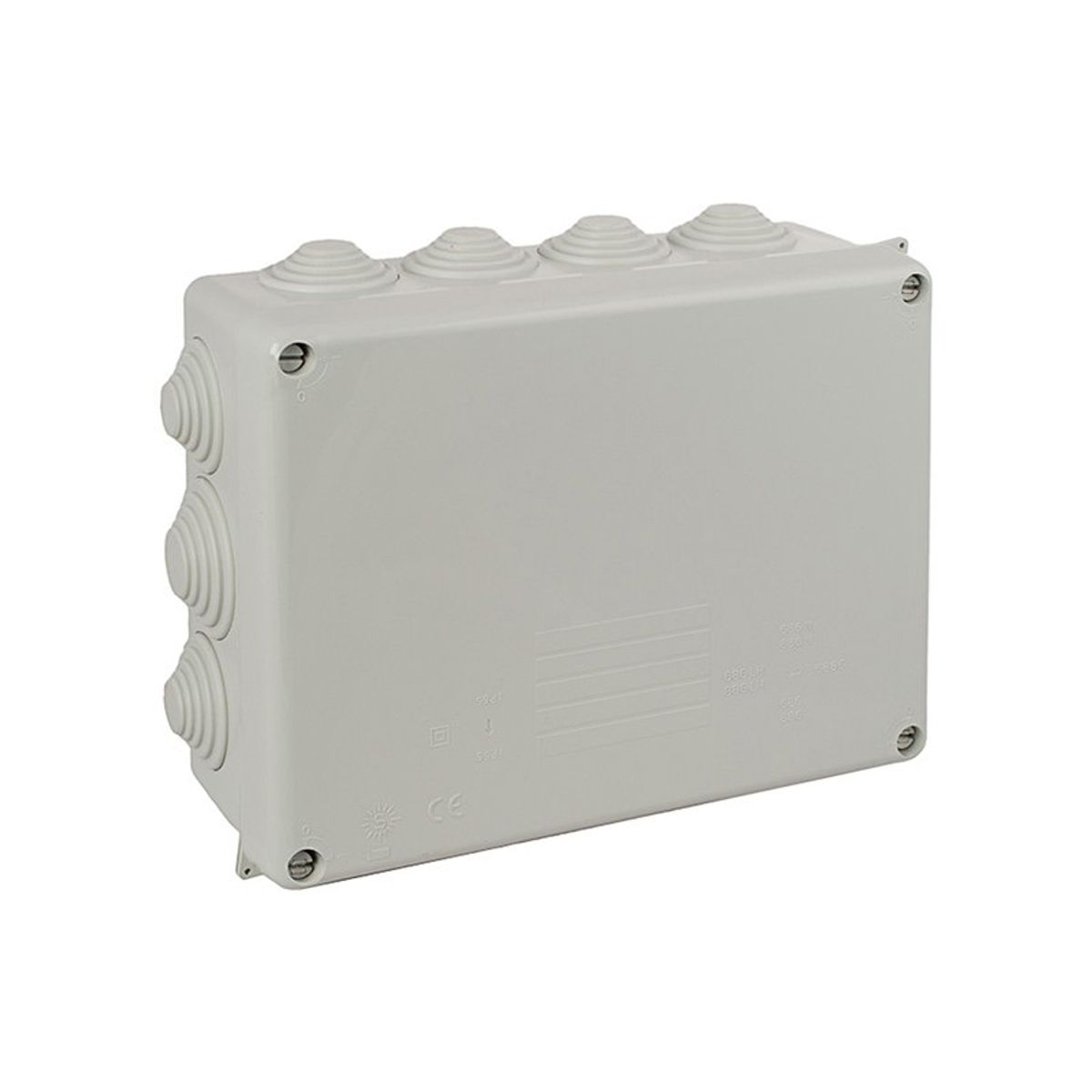 GENERICO - Caja estanca 230x180x88mm IP55  IK07 - Con Conos