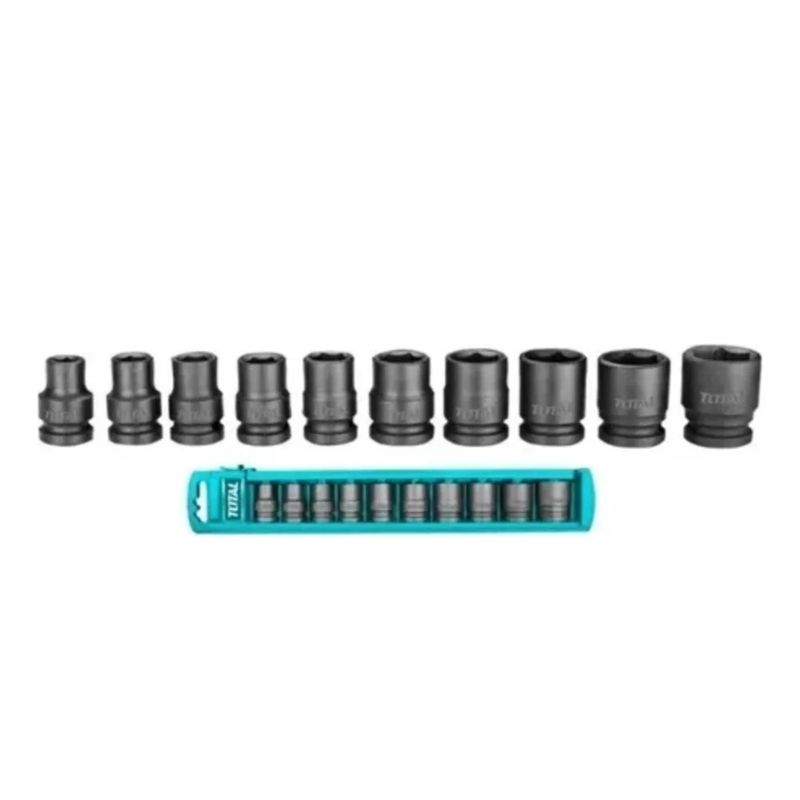 TOTAL - Juego De Dados De Impacto Cortos 12 10pzas Total Thistd1210