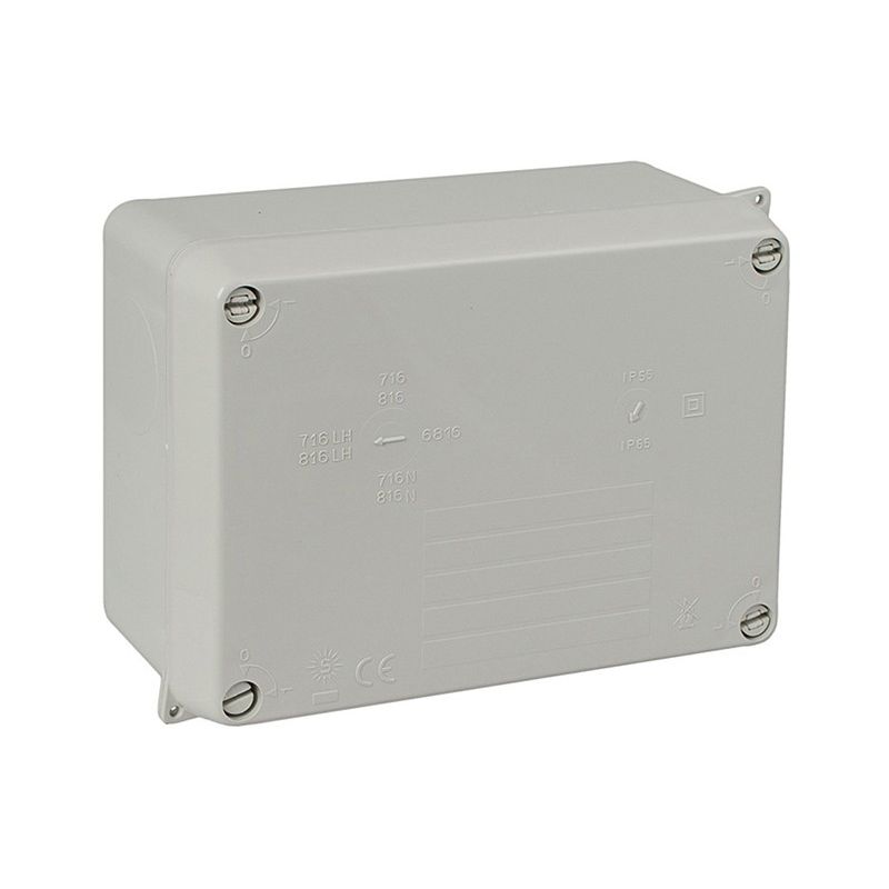 GENERICO - Caja Estanca 160x120x71mm IP55  IK07 - Sin Conos
