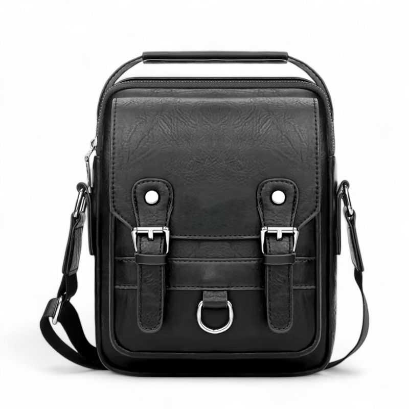 MV MOVAC - Bolso Bandolera De Hombre  Cuero Ecológico De Hombro