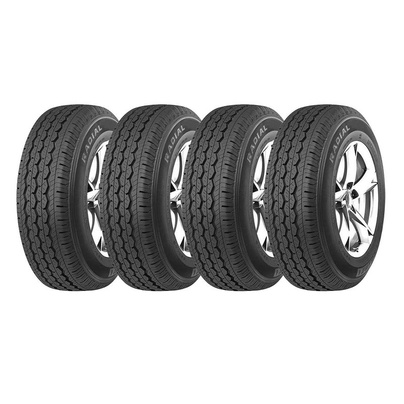GENERICO - Set 4 Neumatico 195r14 106/104t G326 Kingboss 8pr Ltr Chn