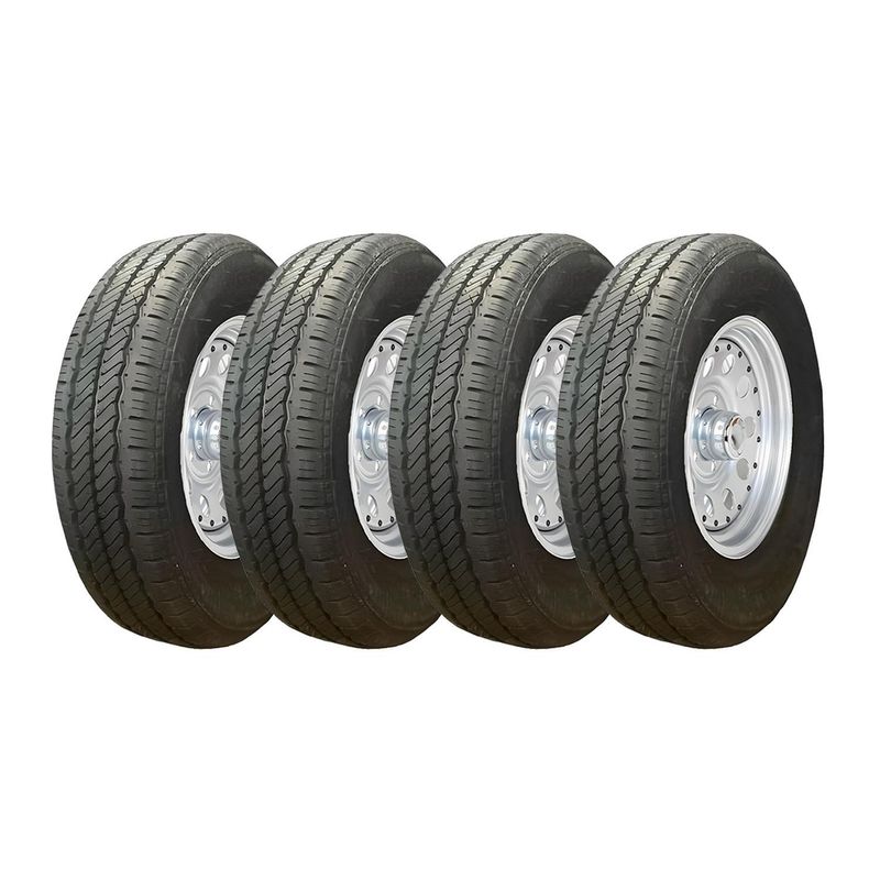 GENERICO - Set 4 Neumaticos - 145r13 Brightway Lrp188 Ltr 88/86r 8pr Cn