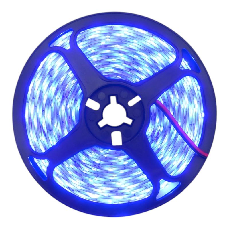 GENERICO - Rollo LED Azul 5 Metros 12Volt LED 1210