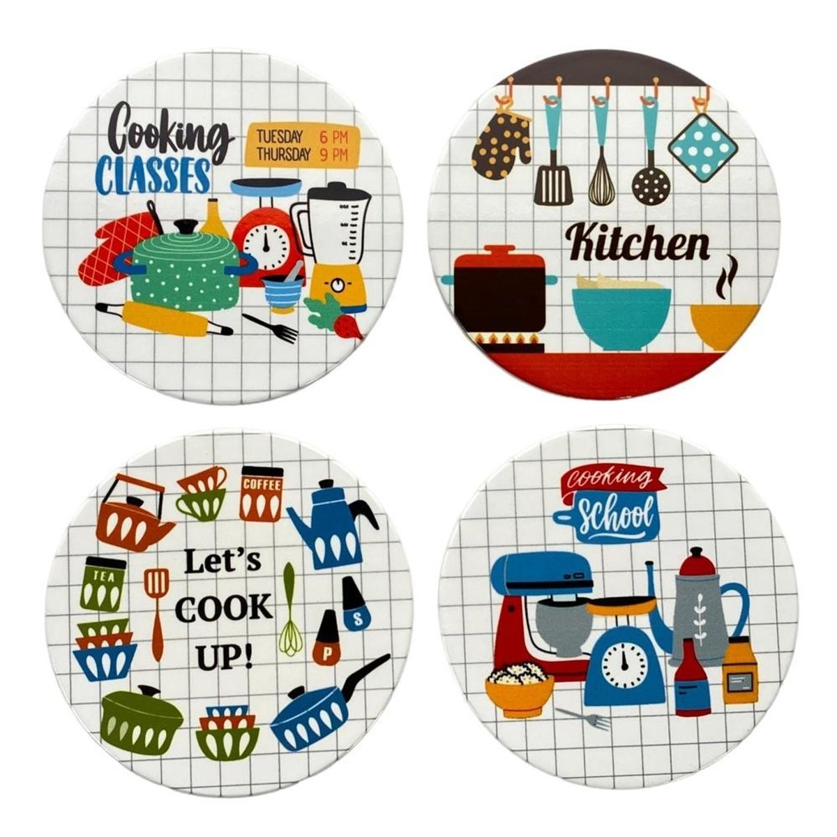 CAP DOR - Juego de Posavasos Modelo Kitchen