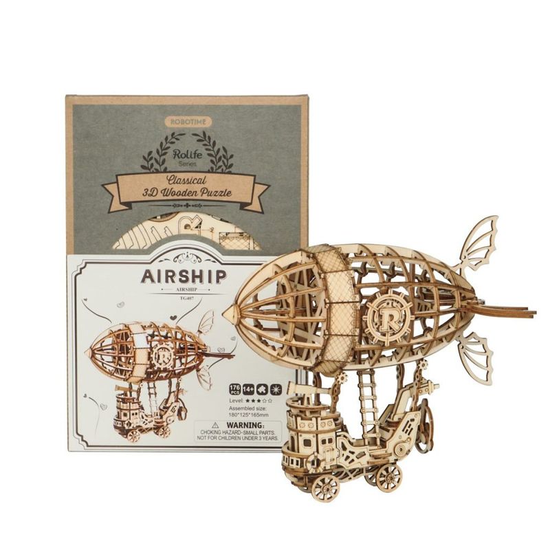 ROBOTIME - Zeppelin de Madera Puzzle 3D Robotime - Dirigible