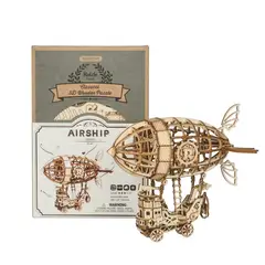 ROBOTIME - Zeppelin de Madera Puzzle 3D - Dirigible