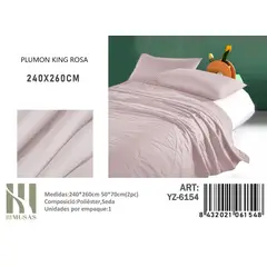 ANGELES DEL HOGAR - PLUMON KING III MUSAS ROSA