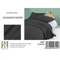 ANGELES DEL HOGAR - PLUMON KING III MUSAS NEGRO