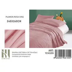 ANGELES DEL HOGAR - PLUMON KING III MUSAS ROSA