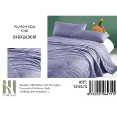 ANGELES DEL HOGAR - PLUMON KING III MUSAS AZUL