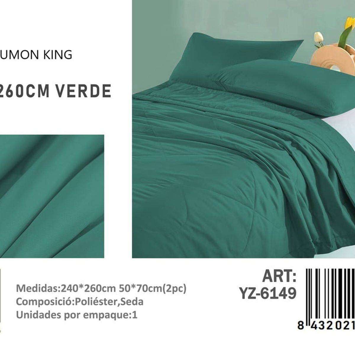 ANGELES DEL HOGAR - PLUMON KING III MUSAS VERDE