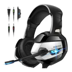 ONIKUMA - Audifonos Gamer K5 Black Grey
