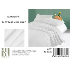 ANGELES DEL HOGAR - PLUMON KING III MUSAS BLANCO