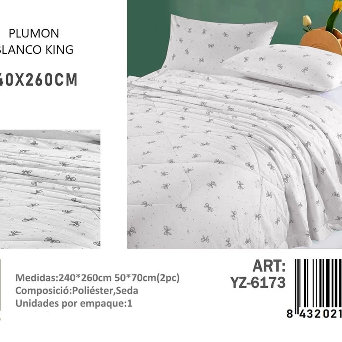 ANGELES DEL HOGAR - PLUMON KING III MUSAS BLANCO