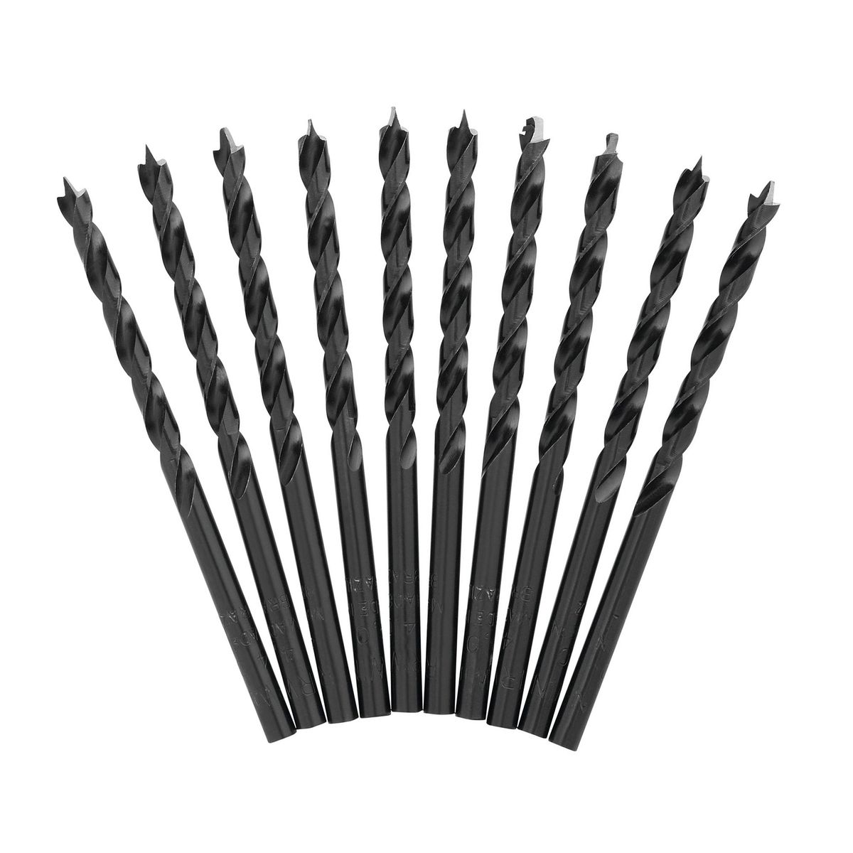 IRWIN - Set 10 brocas 3 puntas 4x75mm IRWIN IW1852