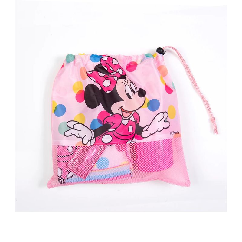 DISNEY CLASICOS - SET 4PCS TOALLA PARVULO MINNIE CEPILLO TAZA BOLSO INFANTIL