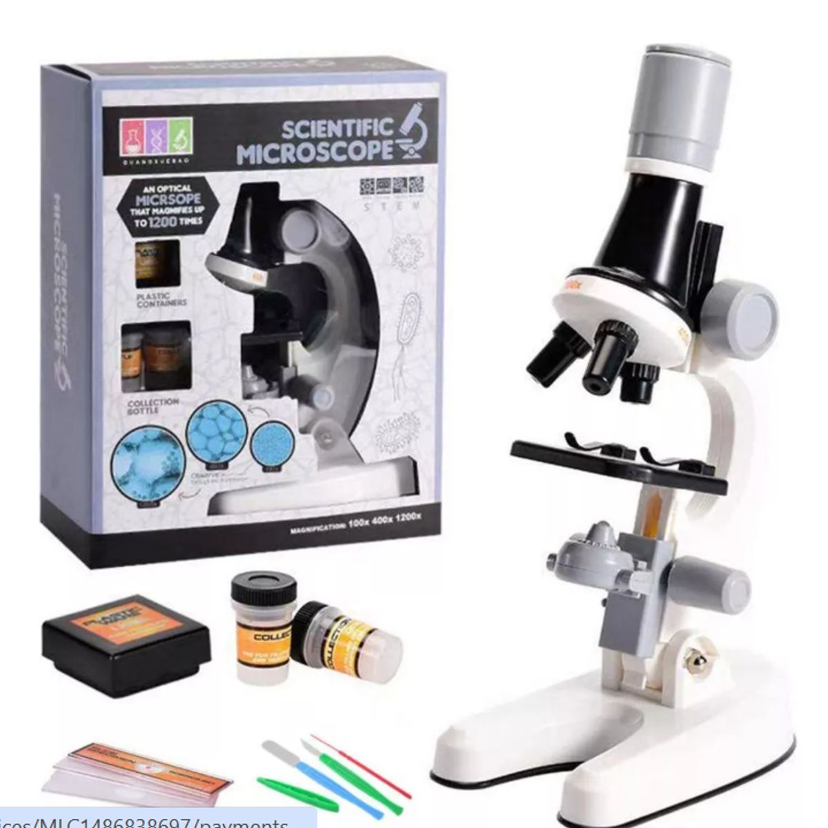 GENERICO - Microscopio Juguete Educativo Para Niños