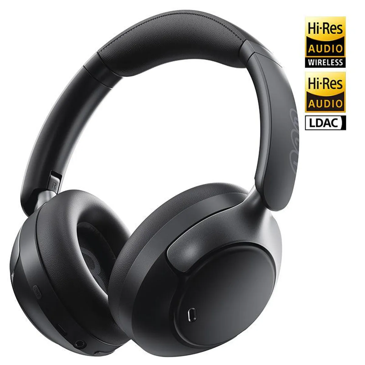 QCY - Qcy H3 Pro Audífonos Anc Auriculares Bt 5.4 Conexión Dual 50db Hi-res Negro