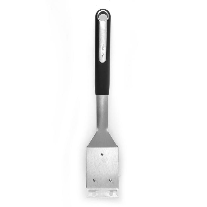 FONTINA - Limpiador Escobilla de Parrilla Acero Inoxidable 47cm