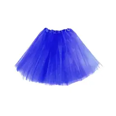 GENERICO - FALDA BALERINA LISO AZUL REY