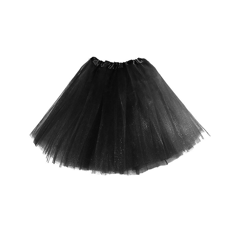 GENERICO - FALDA BALERINA LISO NEGRO