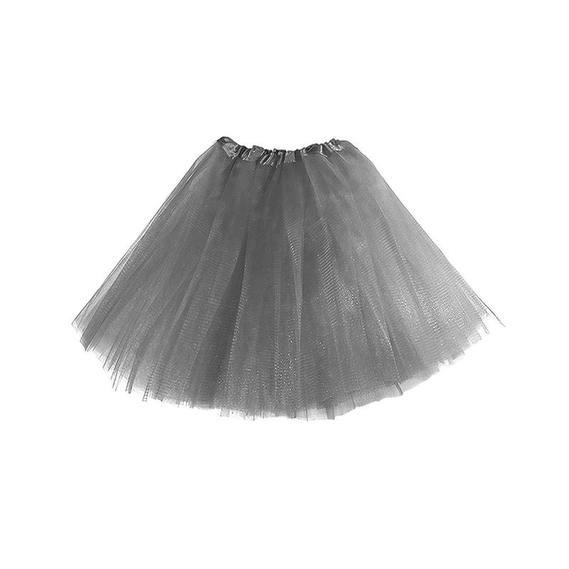 GENERICO - FALDA BALERINA LISO PLOMO