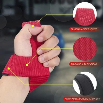 Imagen 2 del producto Muñequeras Lifting Straps Correa Para Levantamientos Pesas