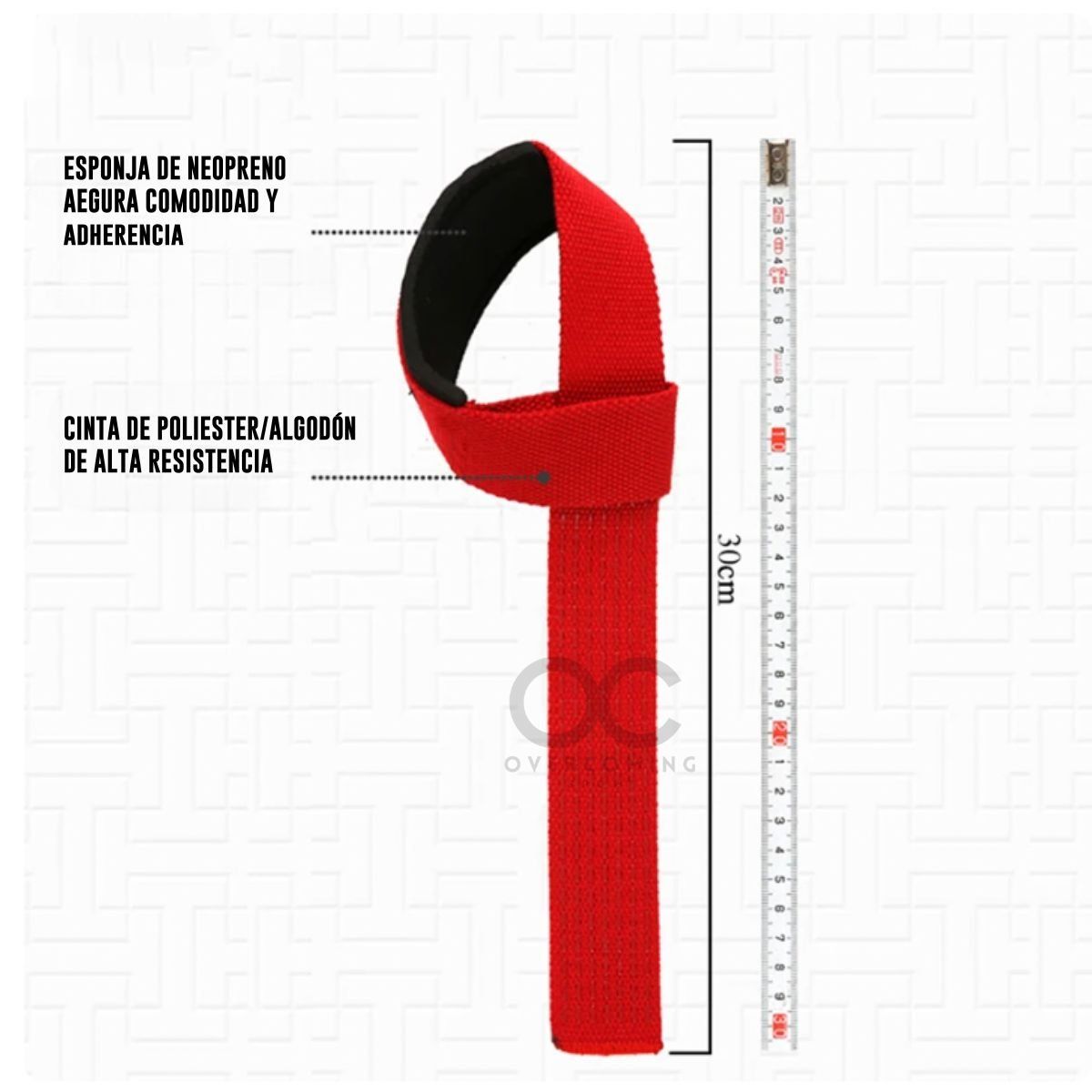 GENERICO - Muñequeras Lifting Straps Correa Para Levantamientos Pesas