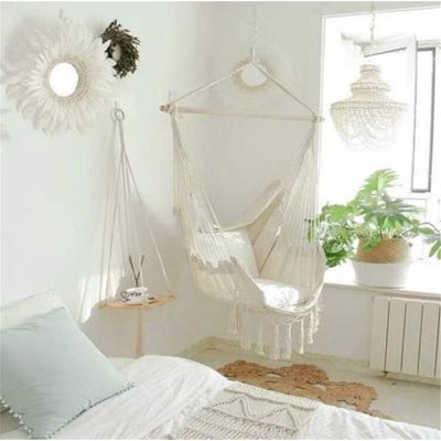 Imagen 2 del producto Hamaca Silla Columpio Terraza Camping 130x100CM