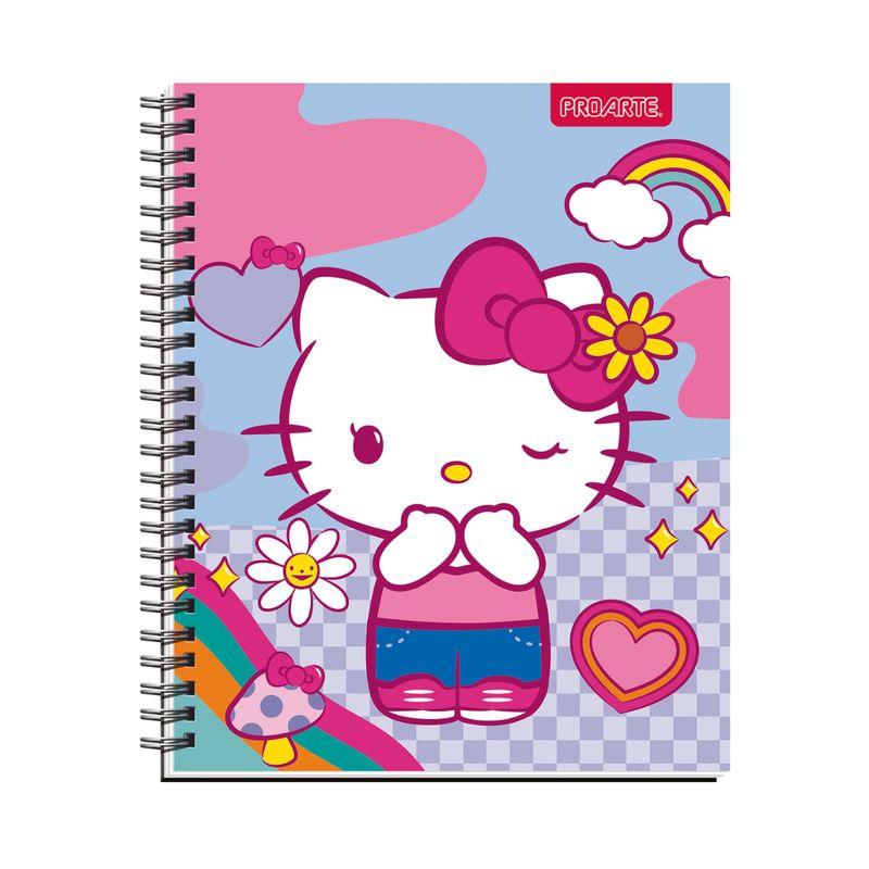 PROARTE - Pack 10 Cuadernos Univer. Proarte 7mm 100hjs Hello Kitty