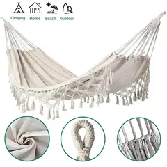 HAMAY - Hamaca de Lona portátil Exteriores Multifuncional