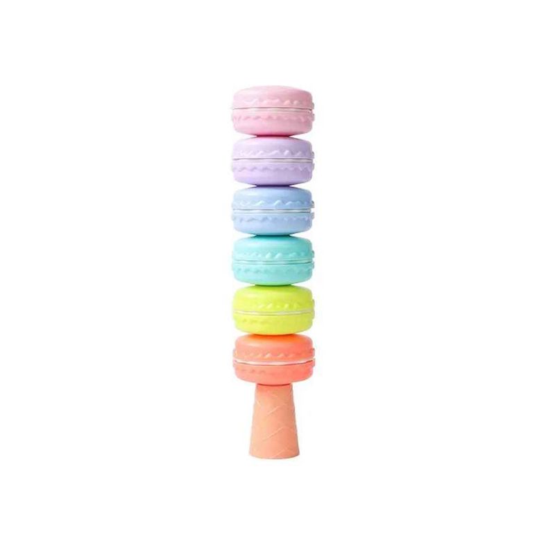 GENERICO - Destacador Macarron Kawai 6 colores