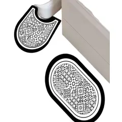 GENERICO - SET DE BAÑO INFANTIL 2 PIEZAS MATERIAL Soft diatoms