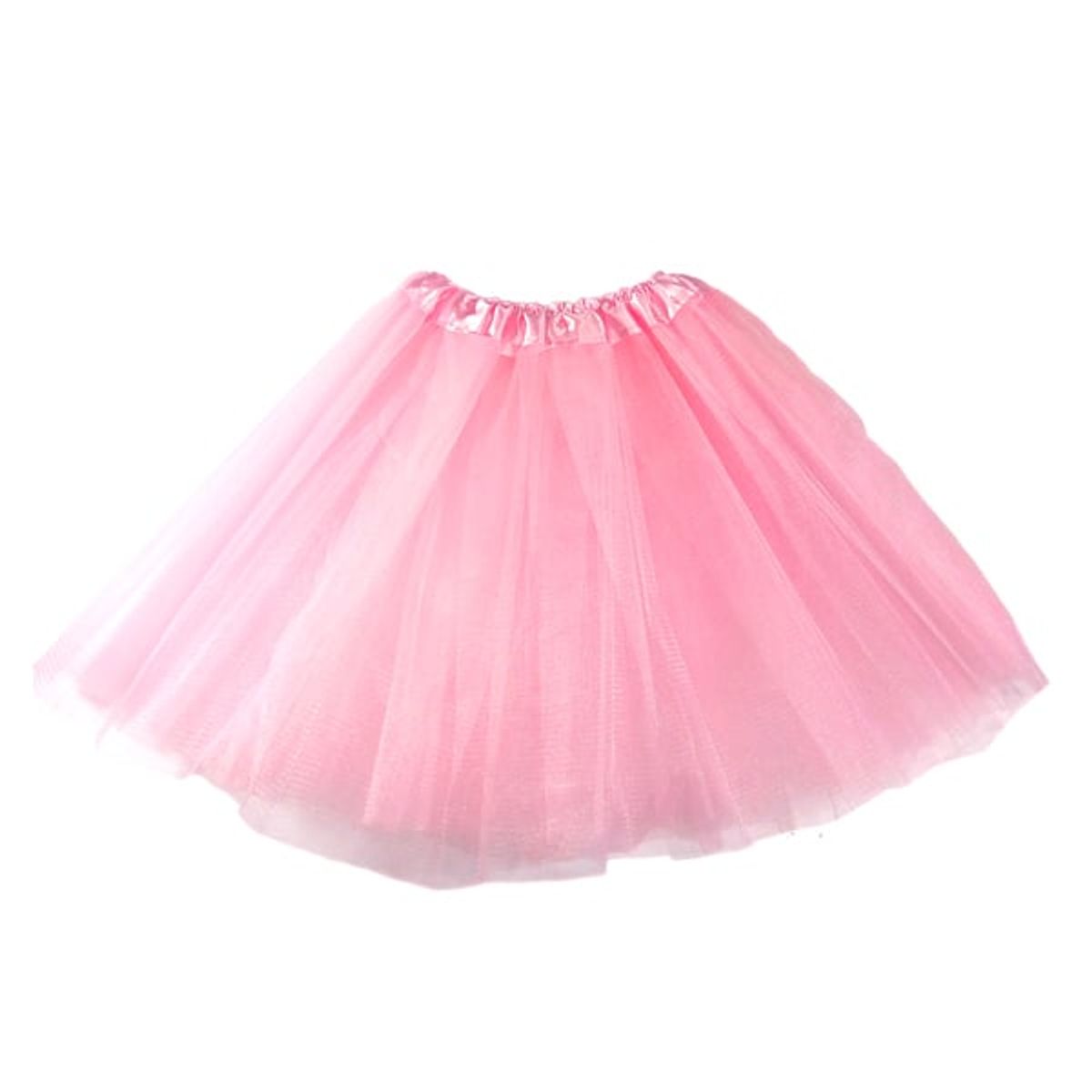 GENERICO - FALDA BALLERINA LISA ROSADO 30 CMS X1 UNI