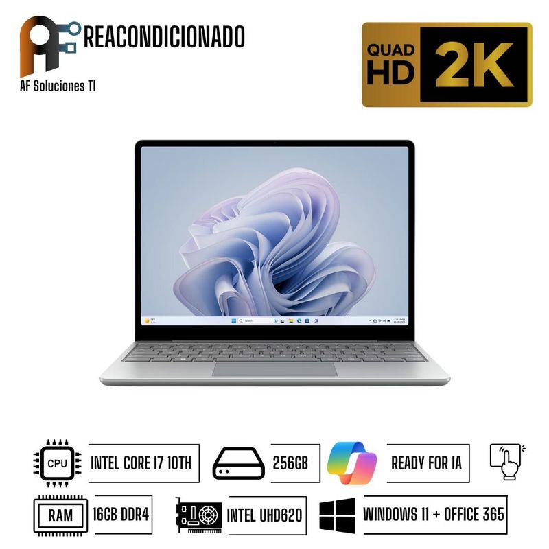 MICROSOFT - Notebook Microsoft Surface Laptop 3 (I7 10TH - 16GB - 256GB)(Windows 11 - Office365)Reacondicionado
