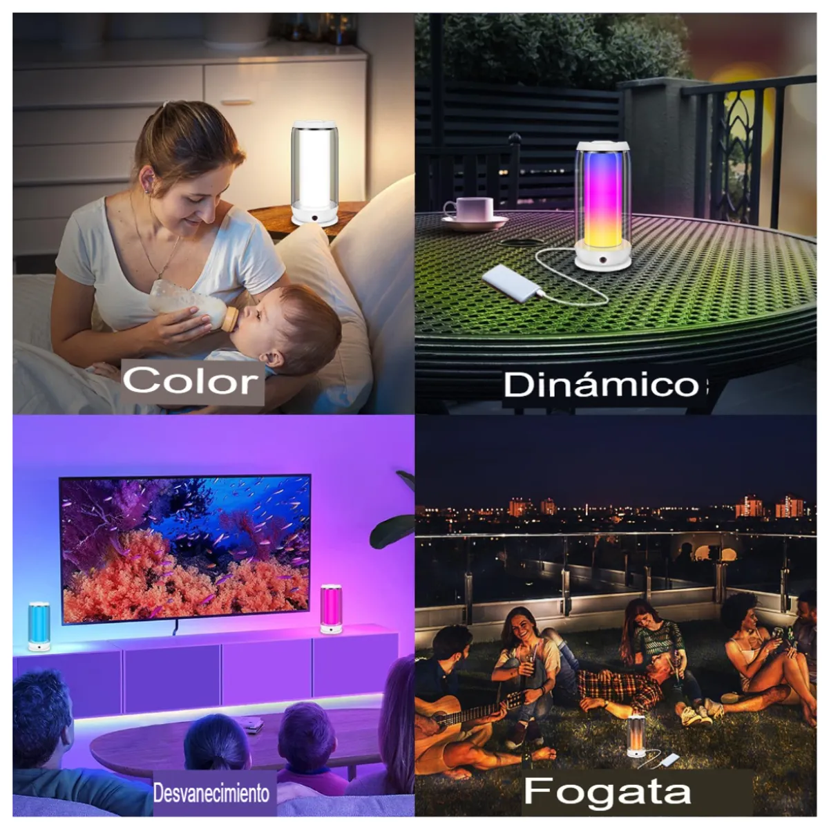 GENERICO - Altavoz Estilo Hongut Crystal Bluetooth