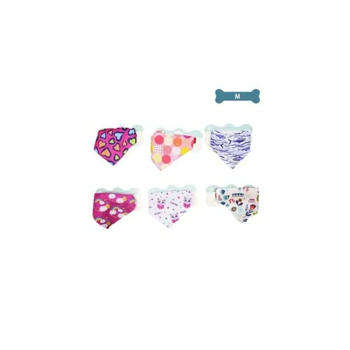 GENERICO - Collar Bandana Para Mascotas M Color Aleatorio