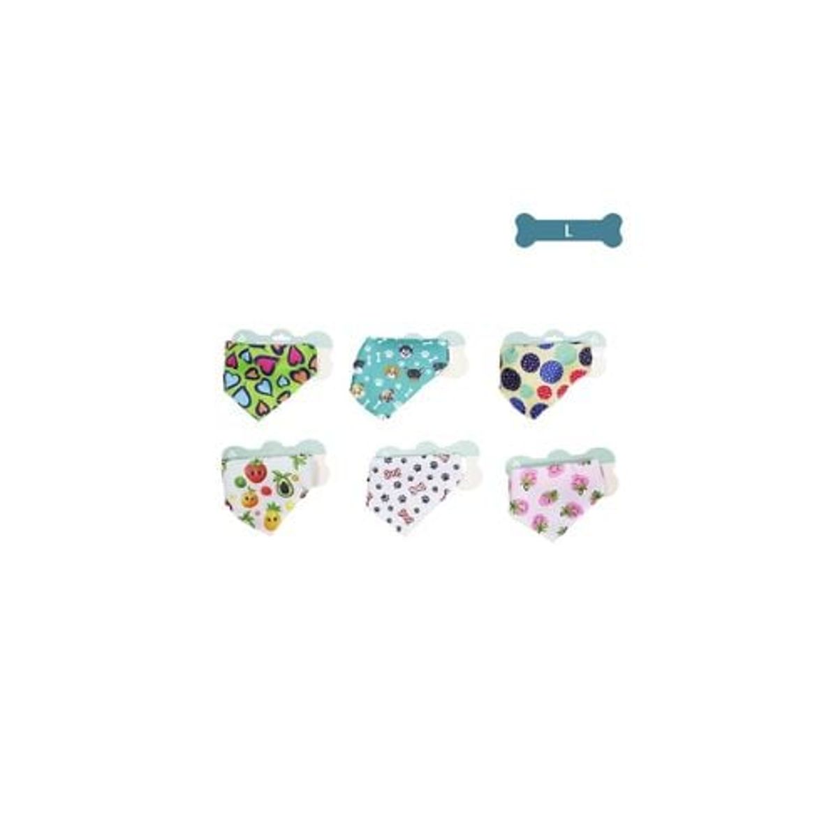 GENERICO - Collar Bandana Para Mascotas L Color Aleatorio