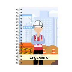 GENERICO - Agenda ingeniero 100 hojas A5 hombre