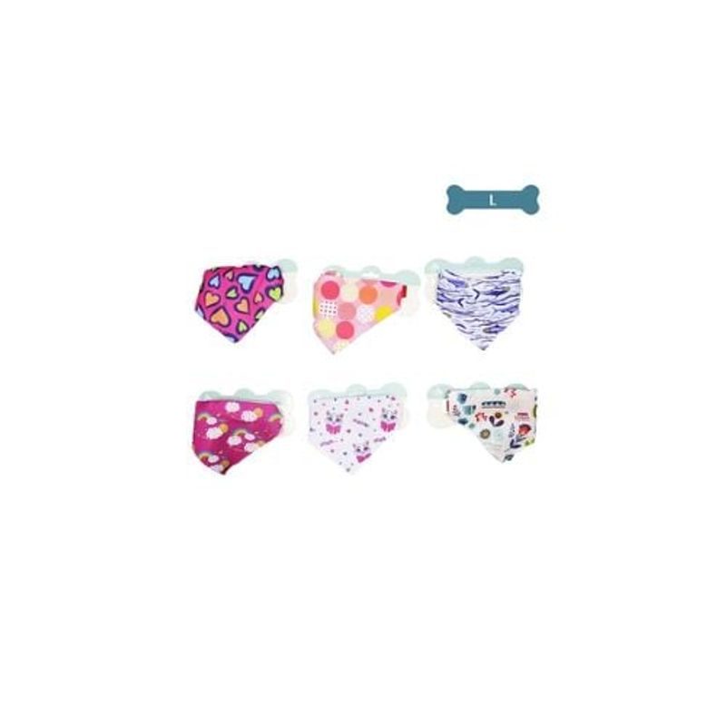 GENERICO - Collar Bandana Para Mascotas L Color Aleatorio