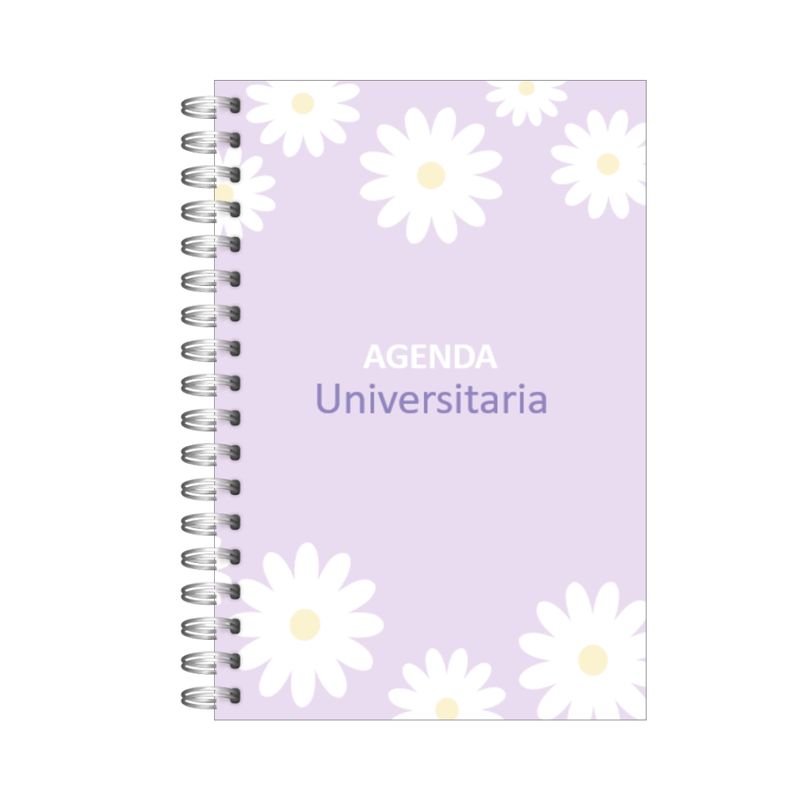 GENERICO - Agenda Universitaria 100 Hojas Estudiantes Planner morado