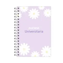 GENERICO - Agenda Universitaria 100 Hojas Estudiantes Planner morado