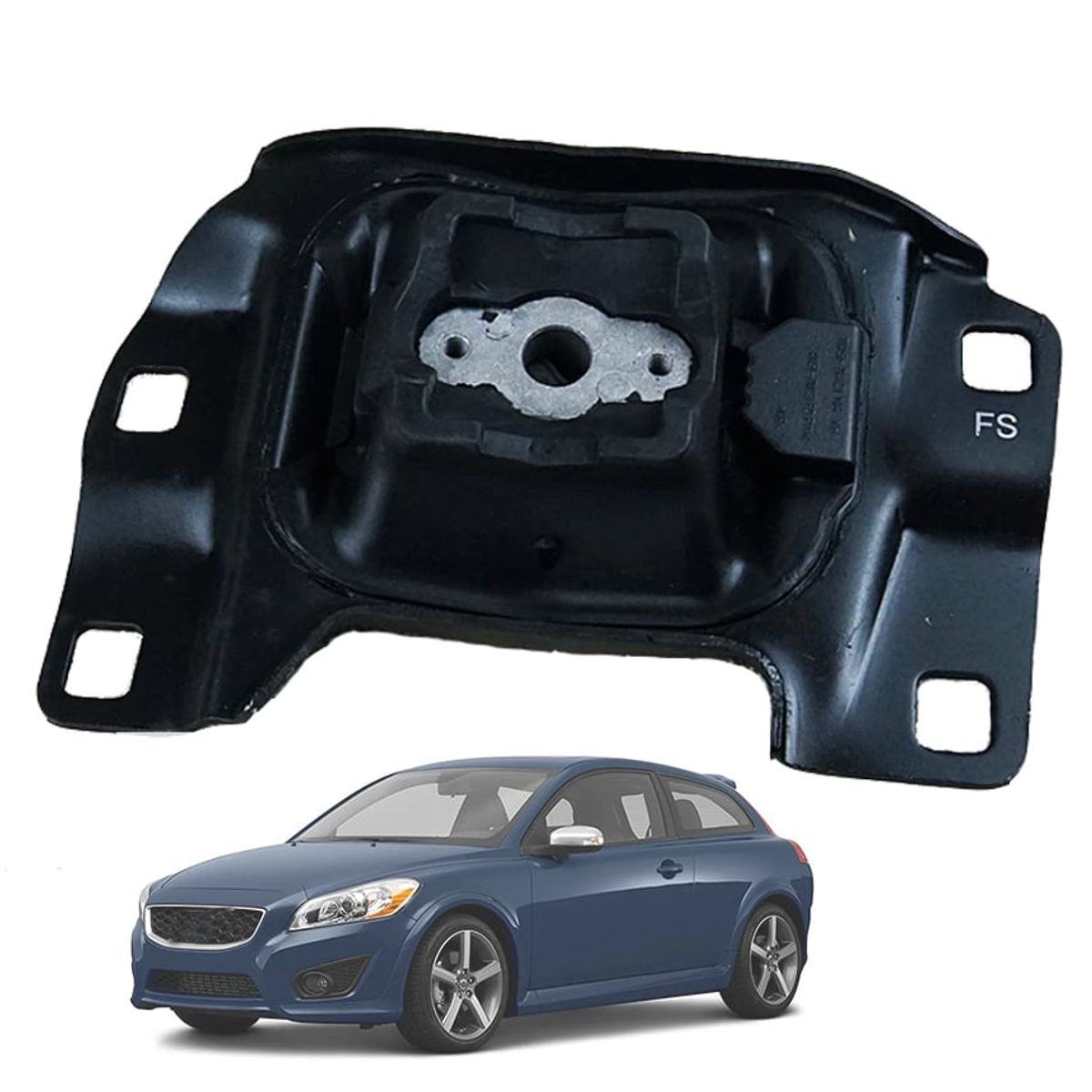 KUANGYE - Soporte Caja Izquierdo Para Volvo C30 S40 V40 C70