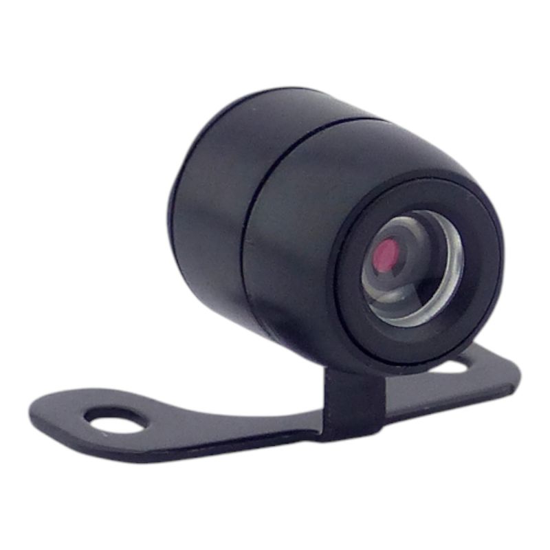 GENERICO - 2x Camara Mini Retrovisor Para Auto Sobrepuesta Redonda