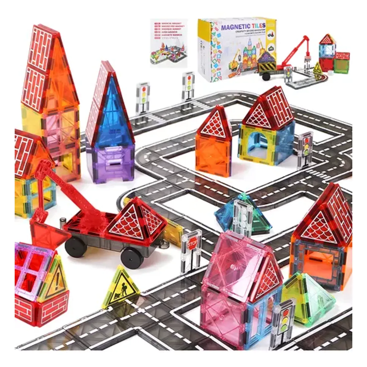 LUKOVEE - Juguetes Bloques Magnéticos Construcción Ninos Imanes 42pzs