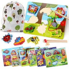 LUKOVEE - Juguetes De Pesca Para Niños de Succión Magnética