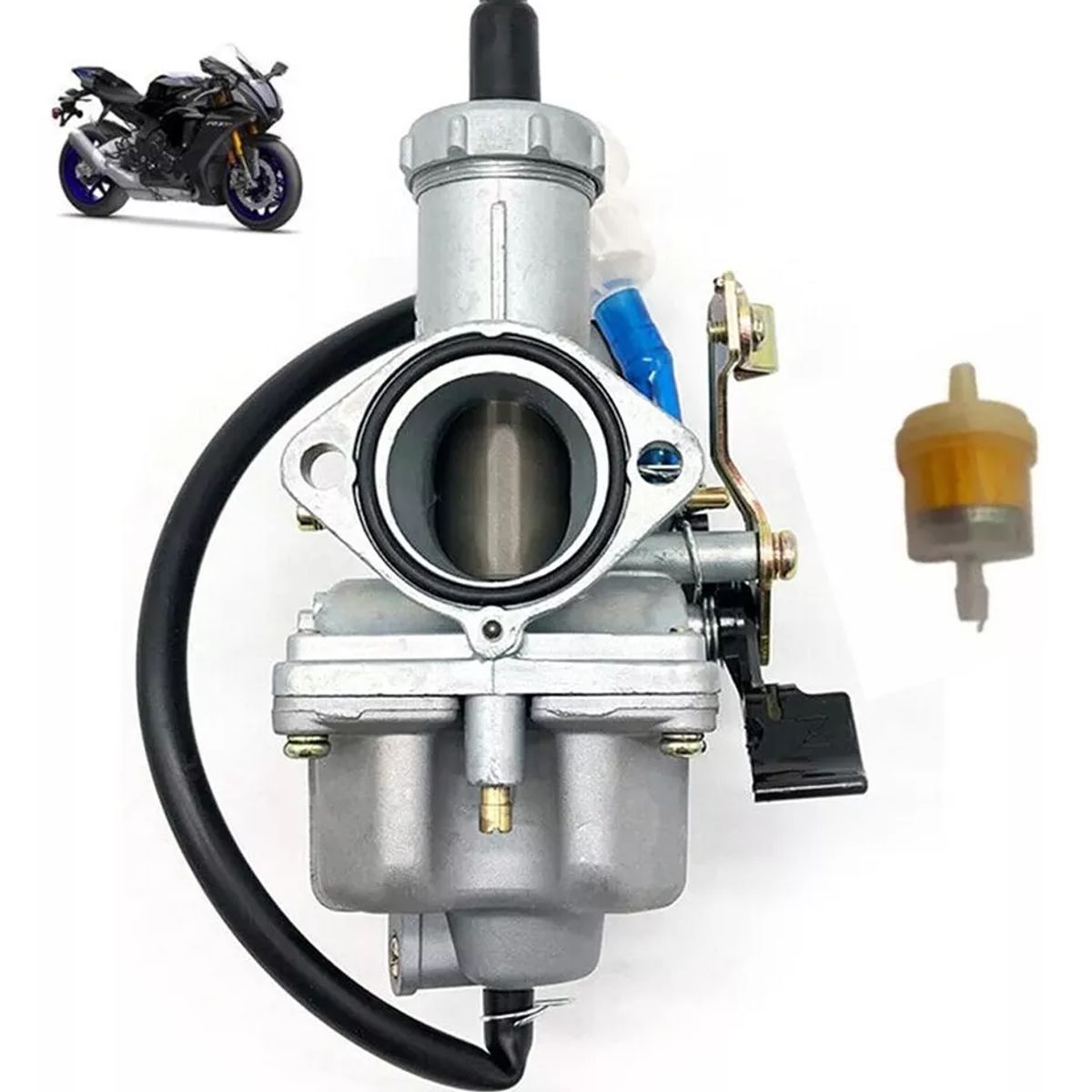 KUANGYE - Carburador De Moto Pz30 universal 150175200250cc+filtro