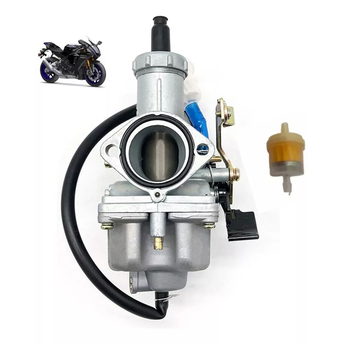 KUANGYE - Carburador De Moto Pz30 universal 150175200250cc+filtro