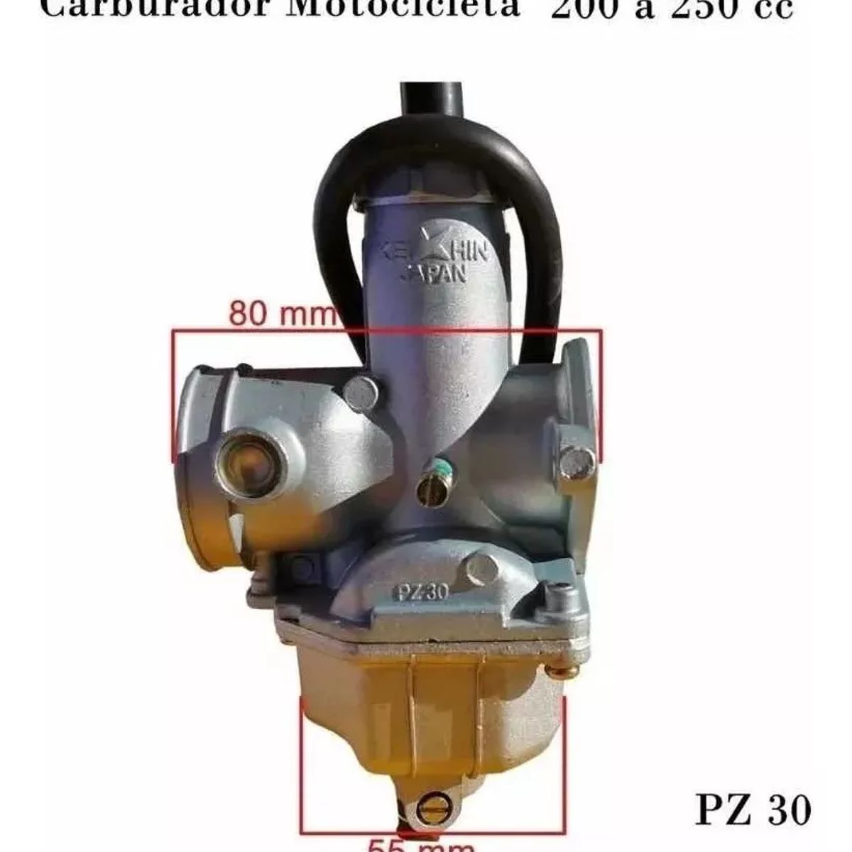 KUANGYE - Carburador De Moto Pz30 universal 150175200250cc+filtro